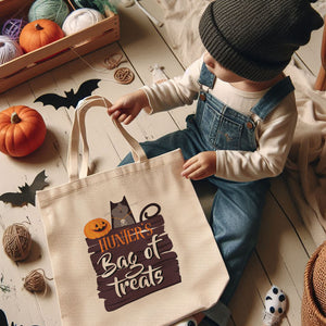 HUNTER | Personalized Bag of Treats Canvas Tote