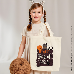 HUNTER | Personalized Bag of Treats Canvas Tote