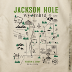 Load image into Gallery viewer, JACKSON TWO | Jackson Hole, Wyoming Map Tote
