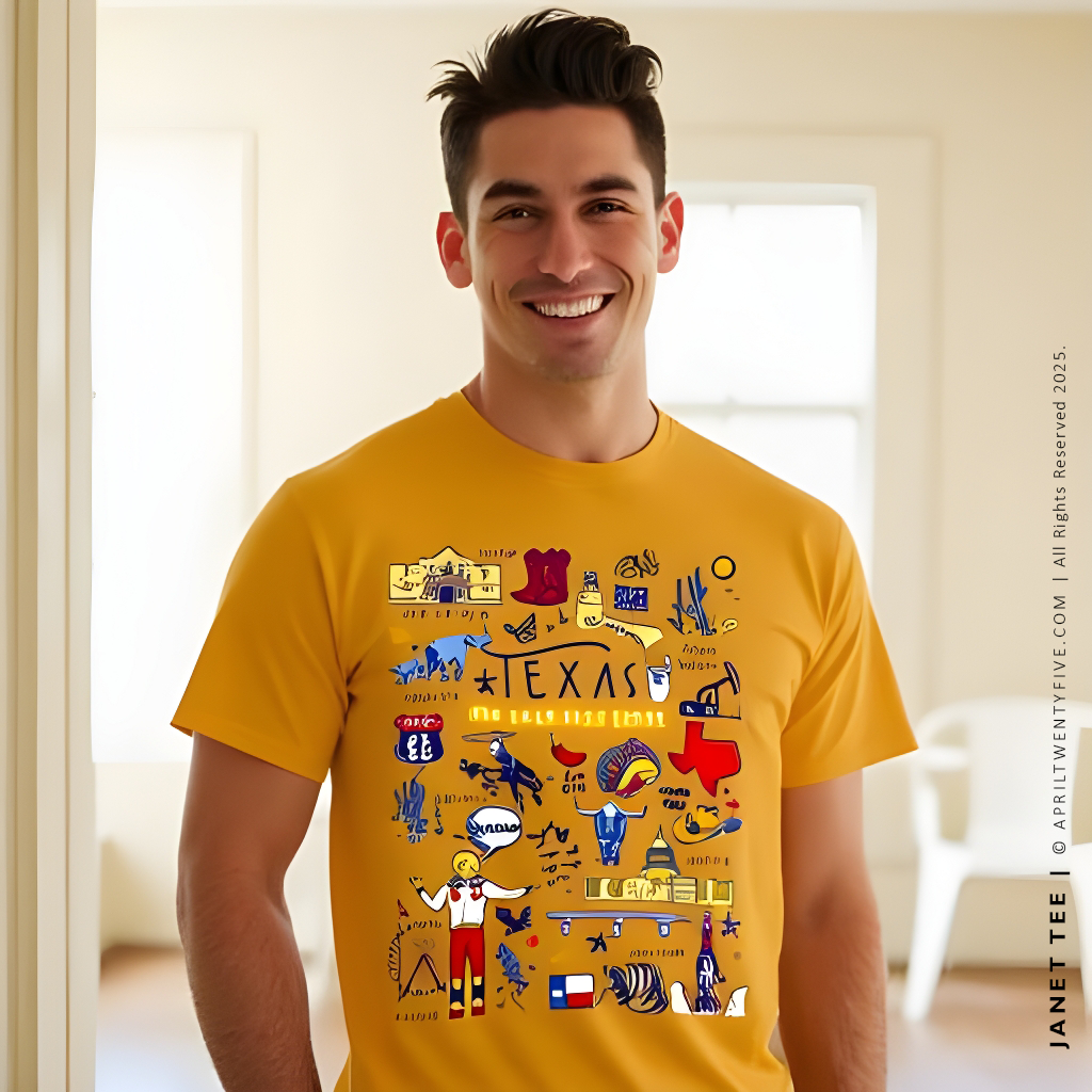 JANET | Texas Men's Graphic T-shirt