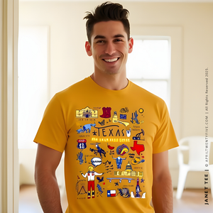 JANET | Texas Men's Graphic T-shirt