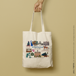 JILL | Wilmington Delaware Souvenir Tote (Personalized)