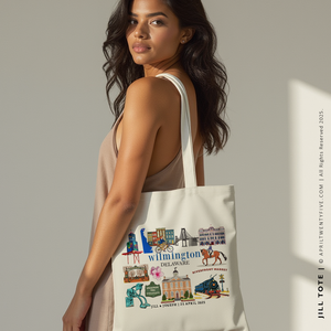 JILL | Wilmington Delaware Souvenir Tote (Personalized)