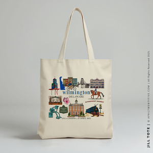 JILL | Wilmington Delaware Souvenir Tote (Personalized)