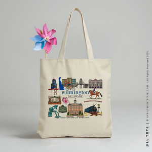 JILL | Wilmington Delaware Souvenir Tote (Personalized)