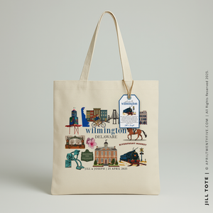 JILL | Wilmington Delaware Souvenir Tote (Personalized)