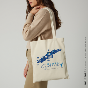 JOSIE | Hydra Greece Map Tote