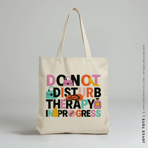 JOYCE | Shopping Therapy Canvas Tote