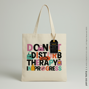 JOYCE | Shopping Therapy Canvas Tote