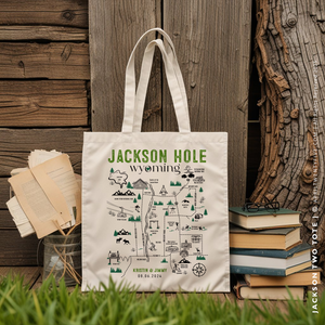 JACKSON TWO | Jackson Hole, Wyoming Map Tote
