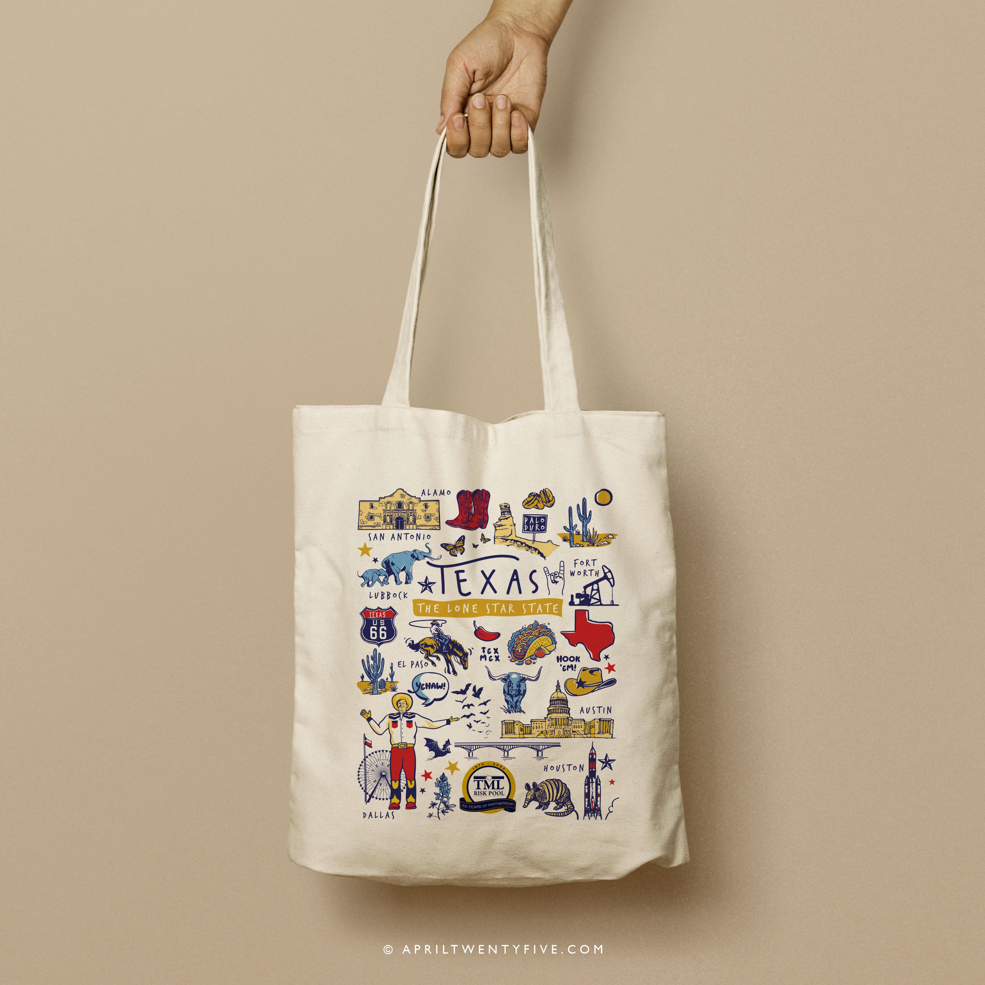 JANET | Texas Canvas Tote