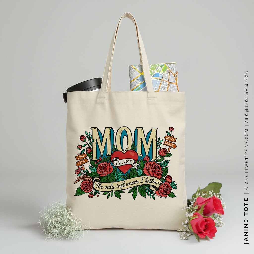 Janine Mom | Personalized Canvas Tote