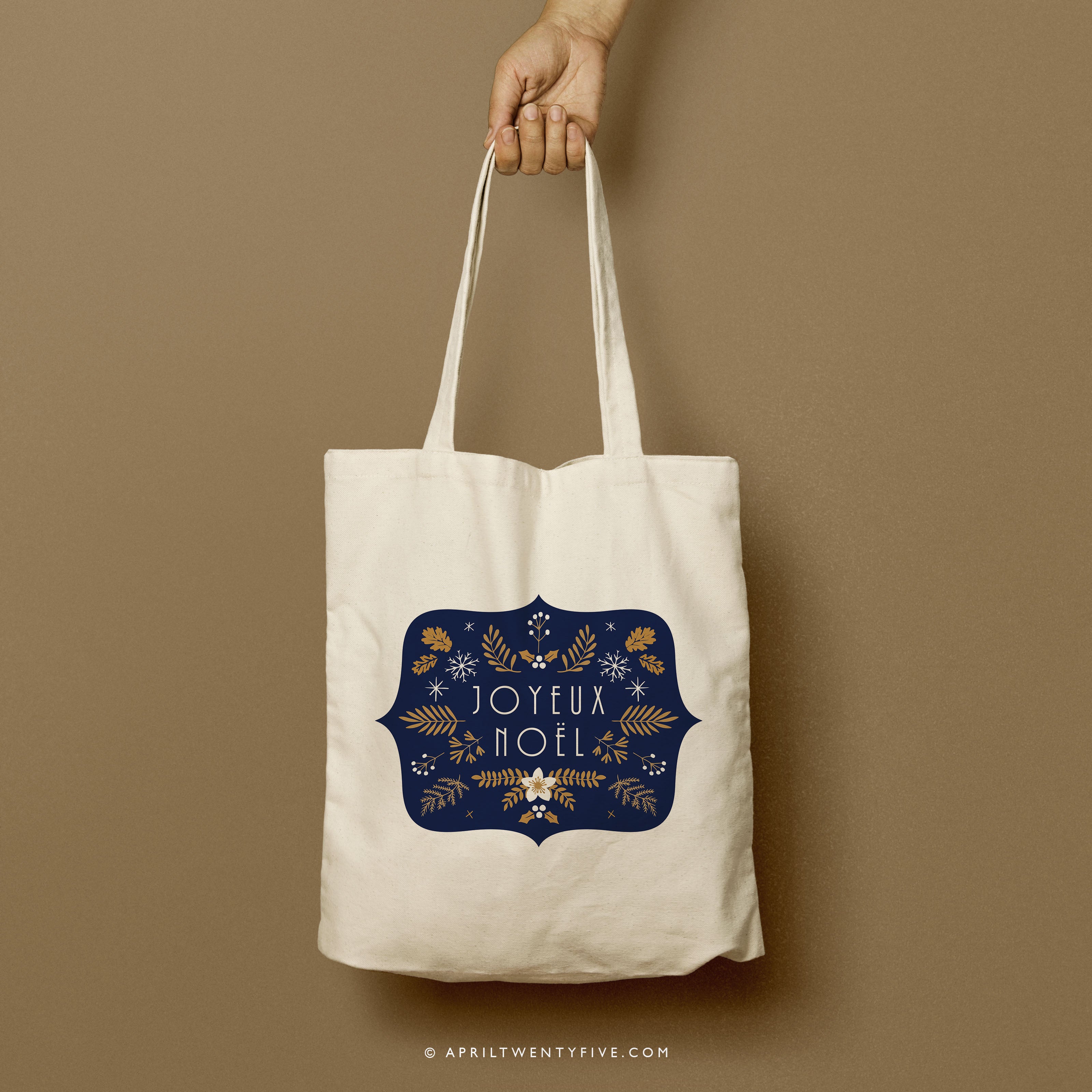 Christmas canvas tote bags sale