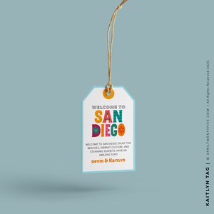 KAITLYN | San Diego California Souvenir Tote (Personalized)