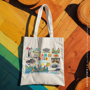 KAITLYN | San Diego California Souvenir Tote