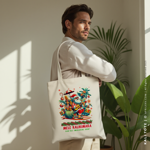 KALI | Christmas Canvas Tote