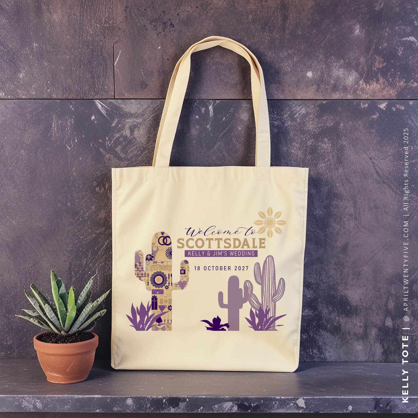 KELLY | Scottsdale, Arizona Desert Wedding Tote