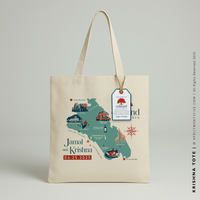 KRISHNA | Oakland, California Canvas Tote thumbnail