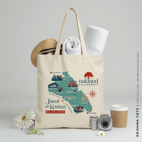 KRISHNA | Oakland, California Canvas Tote thumbnail