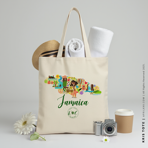 KRIS | Jamaica Map Tote