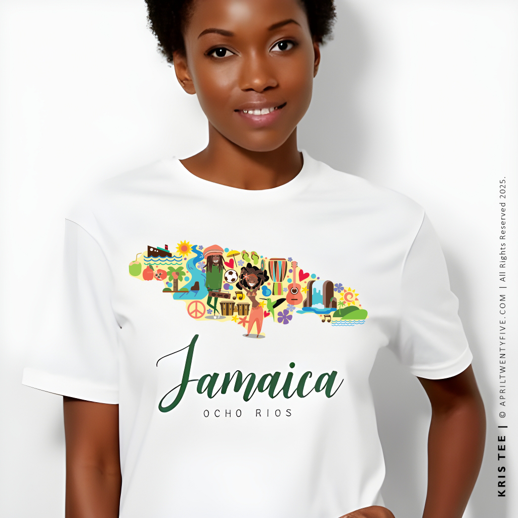 KRIS | Jamaica Women's Graphic T-shirt (Personalized)
