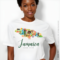 KRIS | Jamaica Women's Graphic T-shirt (Personalized) thumbnail
