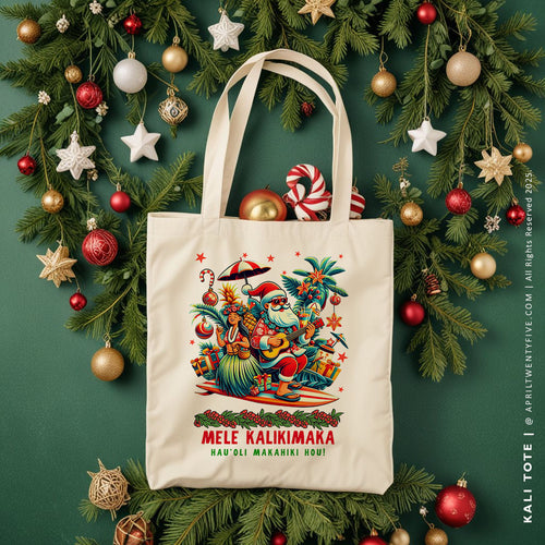 KALI | Christmas Canvas Tote