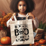 Load image into Gallery viewer, BOO CREW TWO | Halloween Canvas Tote
