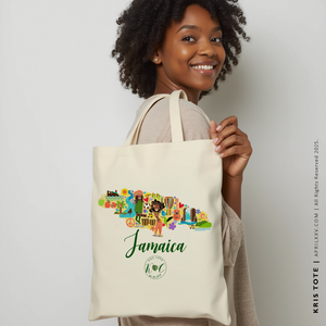 KRIS | Jamaica Map Tote