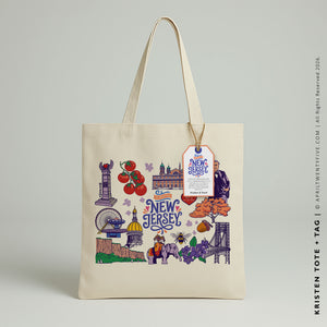 Kristen | New Jersey Canvas Tote