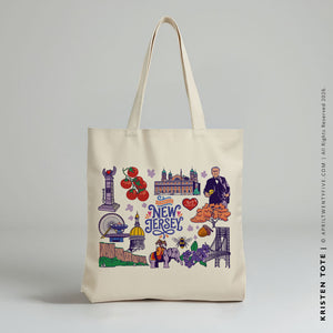 Kristen | New Jersey Canvas Tote