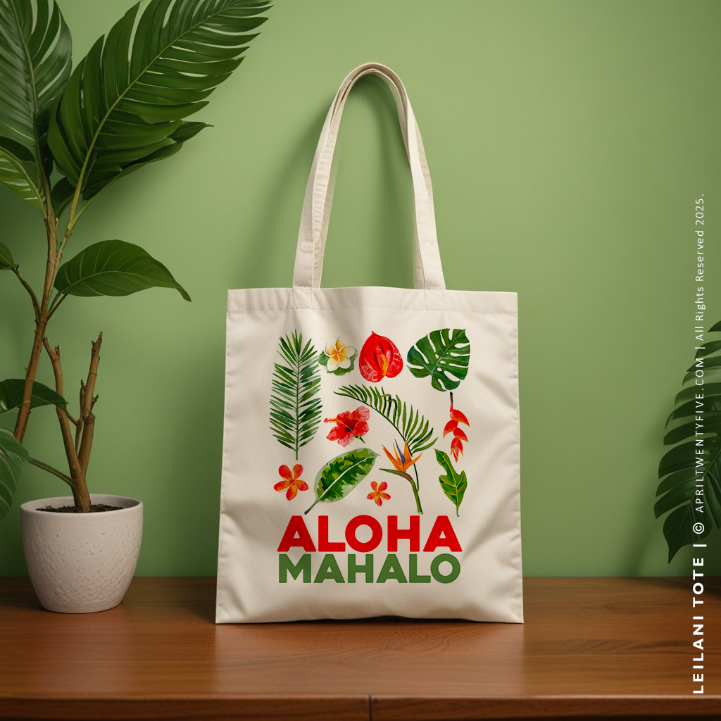 LEILANI | Hawaii Canvas Tote
