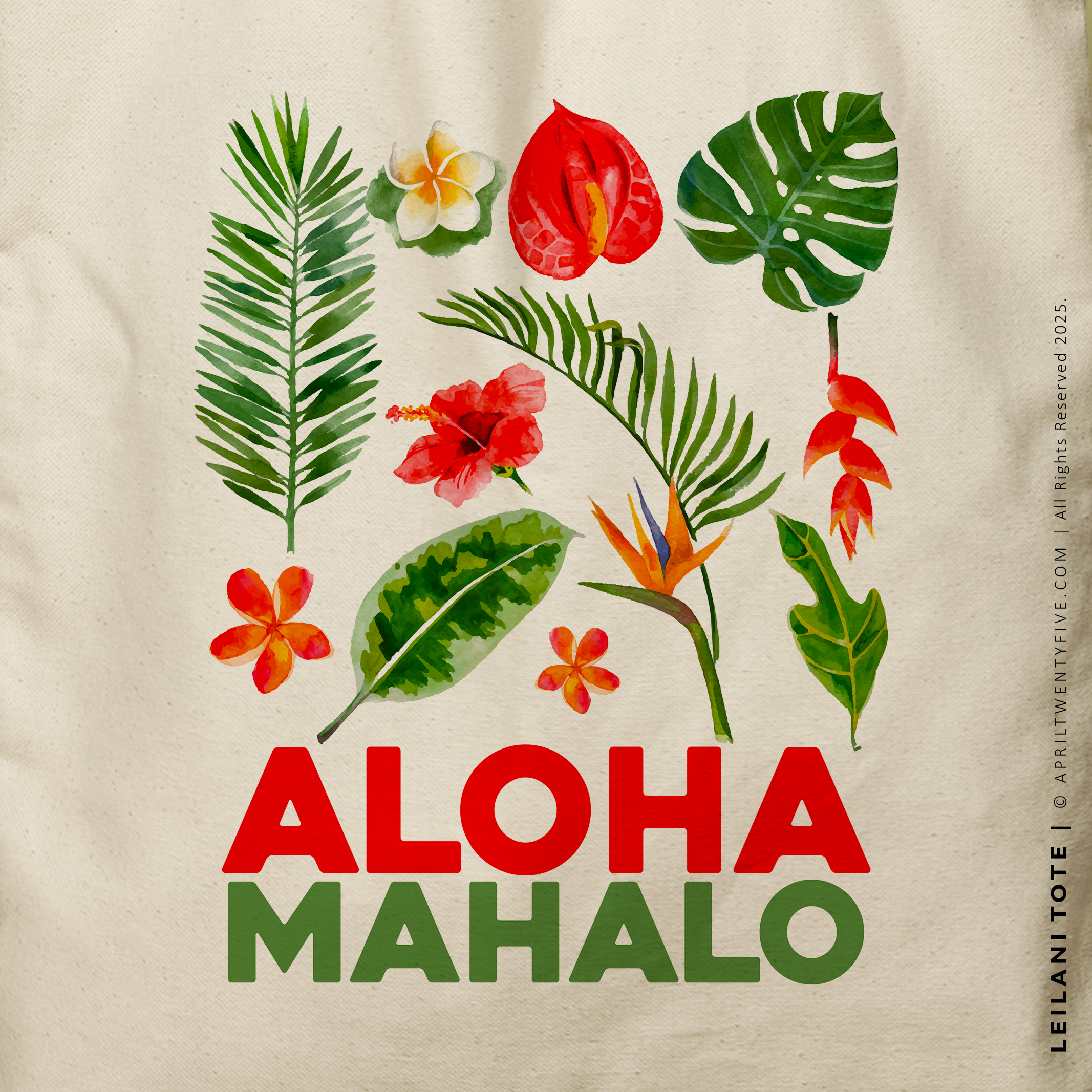 LEILANI | Hawaii Canvas Tote