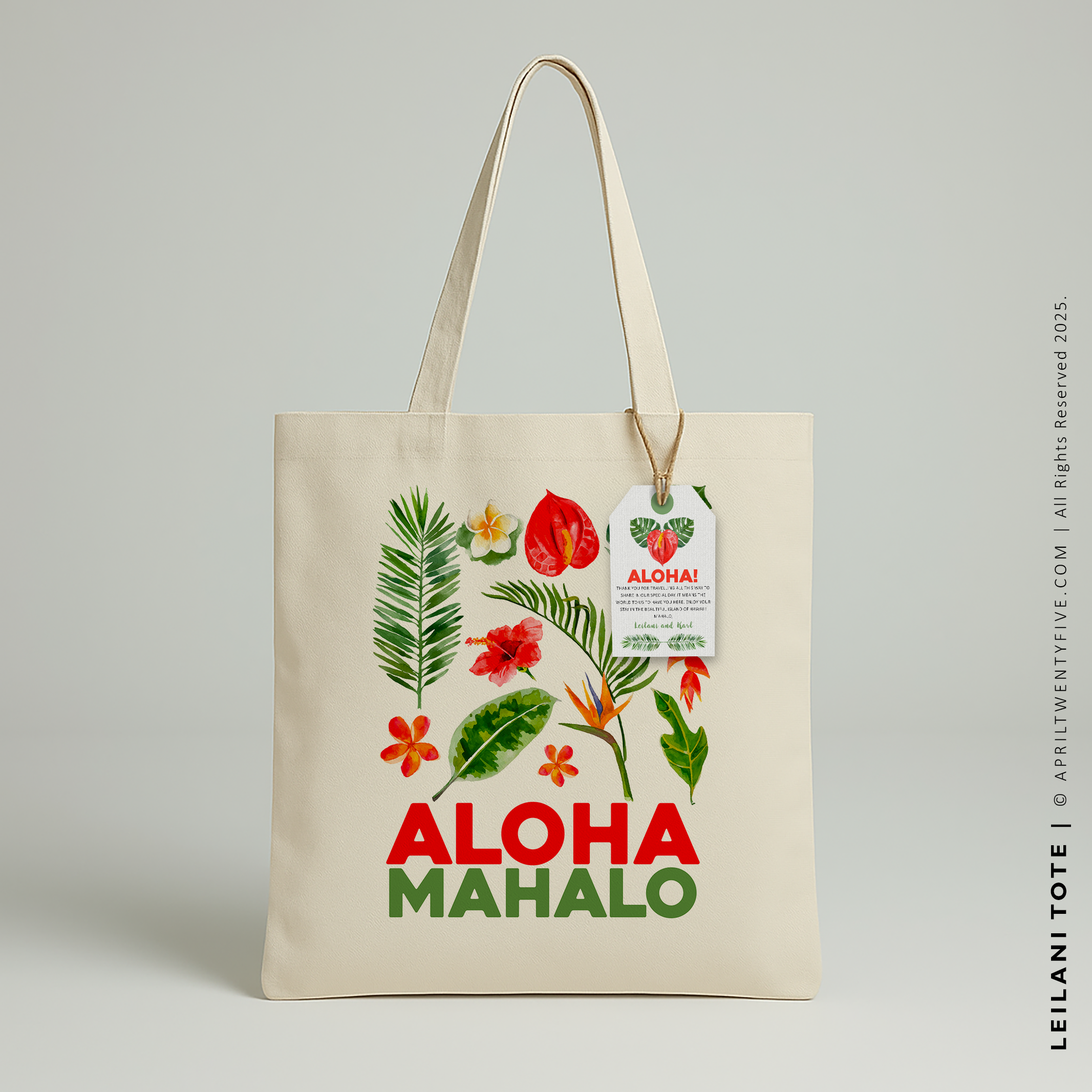 LEILANI | Hawaii Canvas Tote