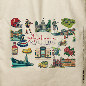 LEVON | Alabama Souvenir Tote (Personalized)