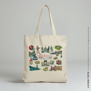 LEVON | Alabama Souvenir Tote (Personalized)