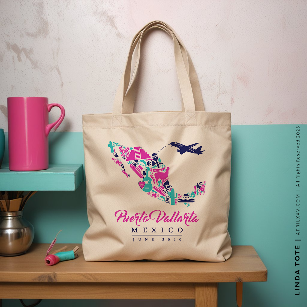 LINDA | Mexican Map Tote