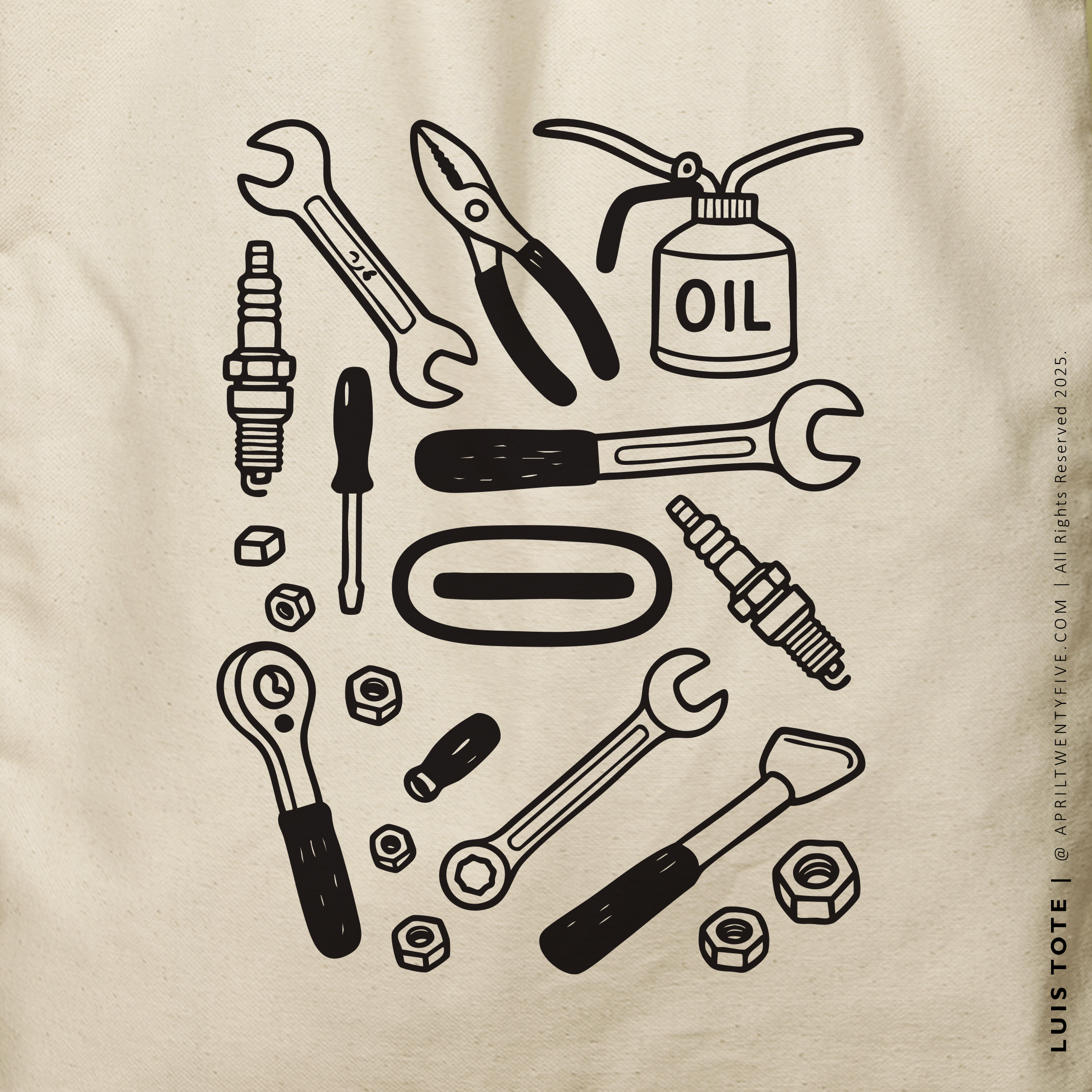 LUIS | Auto-Mechanic Dad Tote