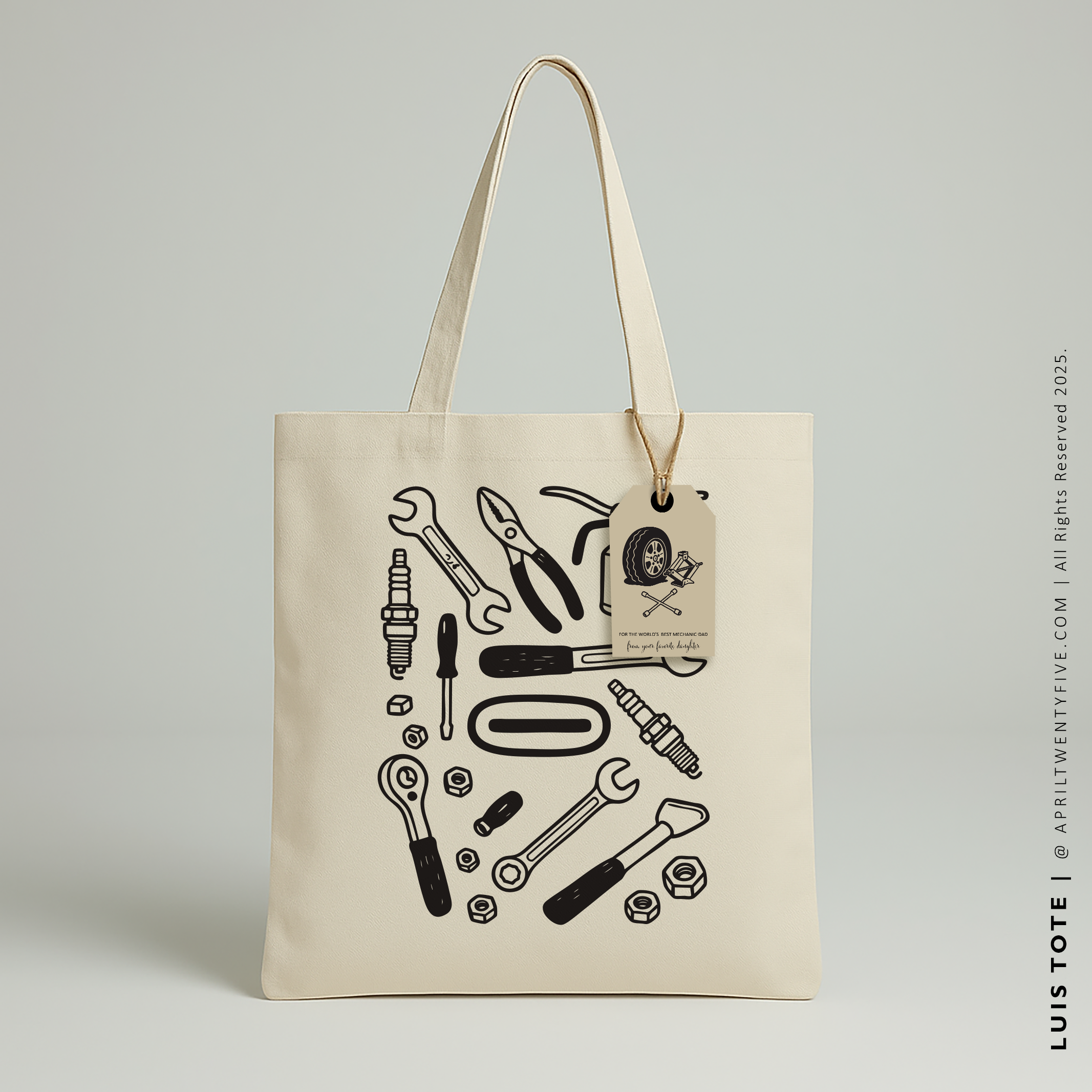 LUIS | Auto-Mechanic Dad Tote