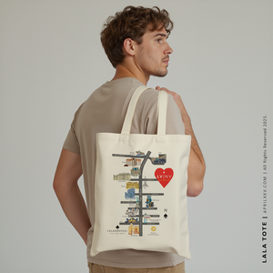 LALA | Las Vegas, Nevada Strip Map Tote