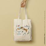 Load image into Gallery viewer, LASHANDRA | turks and Caicos Souvenir Tote (Personalized)
