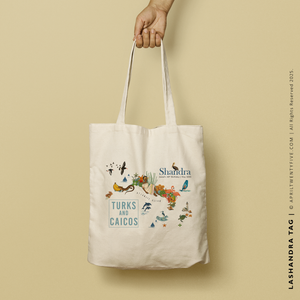 LASHANDRA | turks and Caicos Souvenir Tote (Personalized)