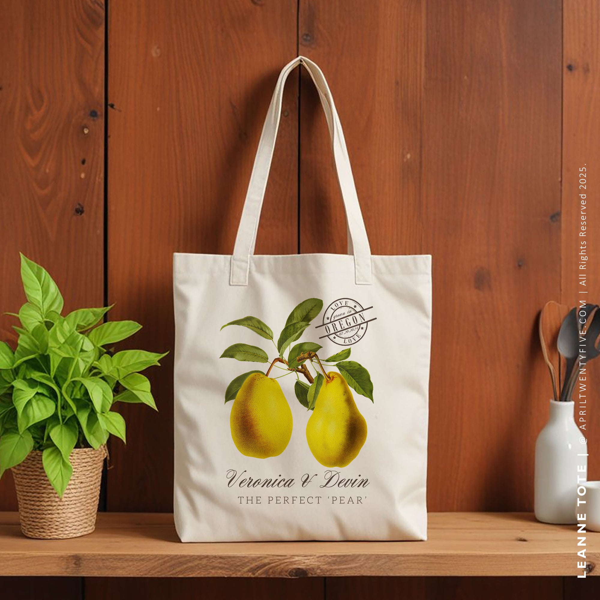 LEANNE | Perfect Pear Tote