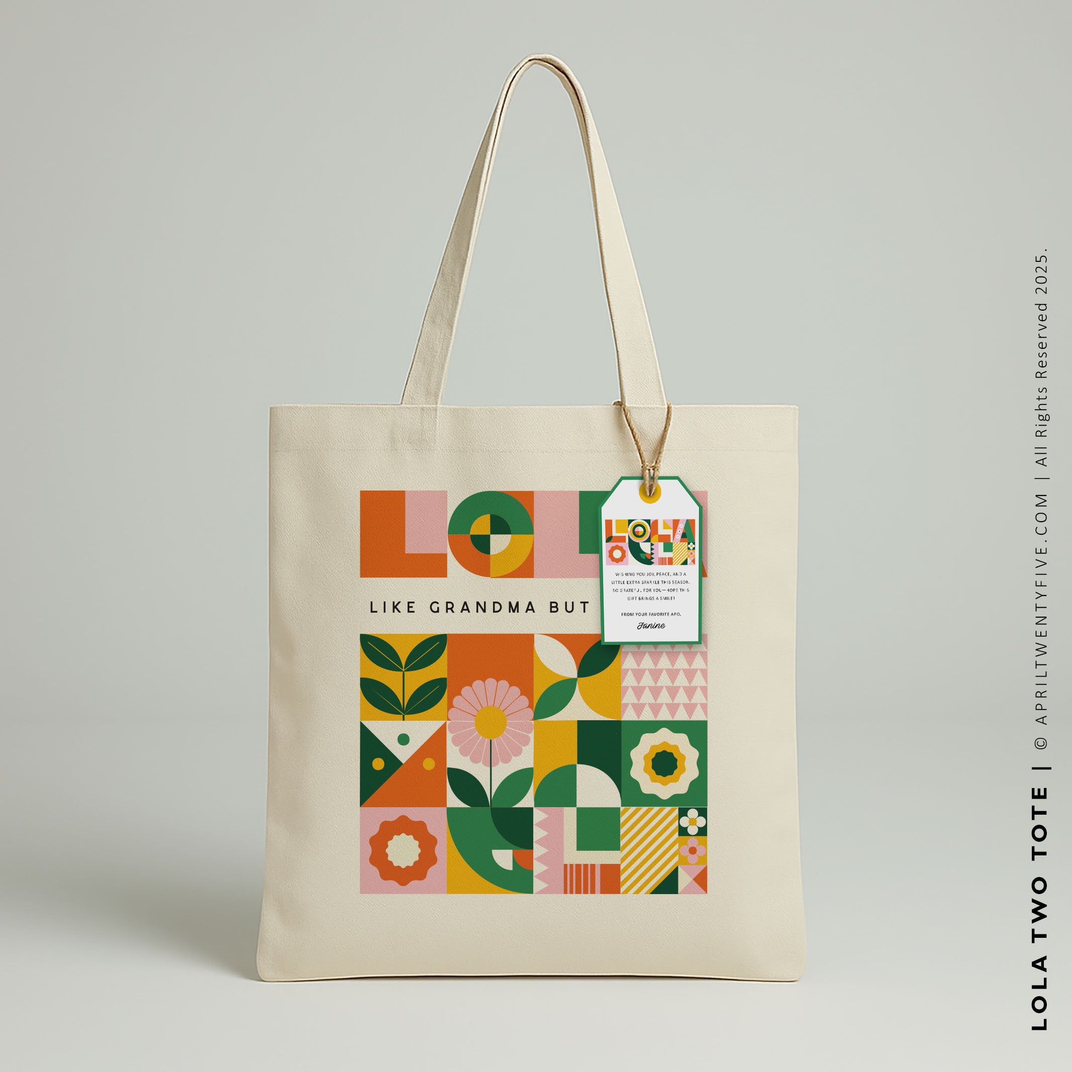 LOLA | Gift for Grandma Tote