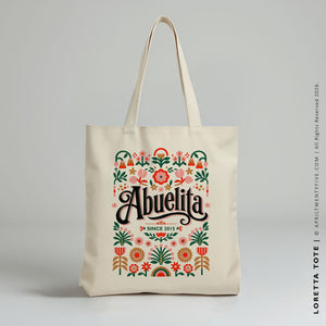 Loretta Abuelita | Canvas Tote Bag