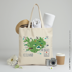 LUCY | Iceland Map Tote