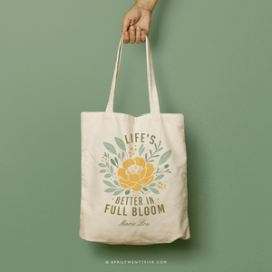 MARIE LOU | Life's Better in Full Bloom Tote