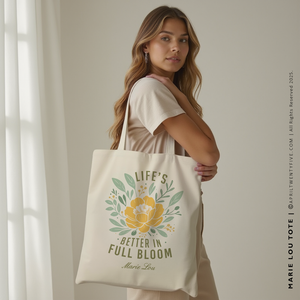 MARIE LOU | Life's Better in Full Bloom Tote