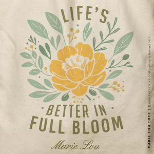 MARIE LOU | Life's Better in Full Bloom Tote