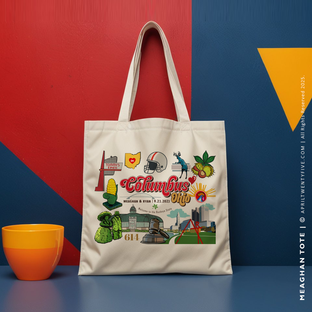 MEAGHAN | Columbus, Ohio Canvas Tote